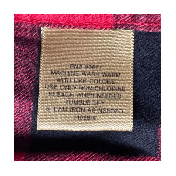 Foundry Mens Super Soft Shirt Flannel Buffalo Check Button Up Pocket 3XL Y2K - Picture 8 of 8